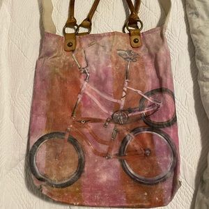 Taliah Lampert Anthropologie bicycle handbag